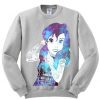 Ariel Little Mermaid Galaxy Unisex Sweatshirt