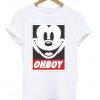 Oh Boy Mickey Mouse Obey Inspired Tshirt