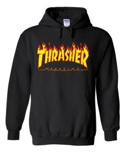 Thrasher Fire Yellow Hoodie
