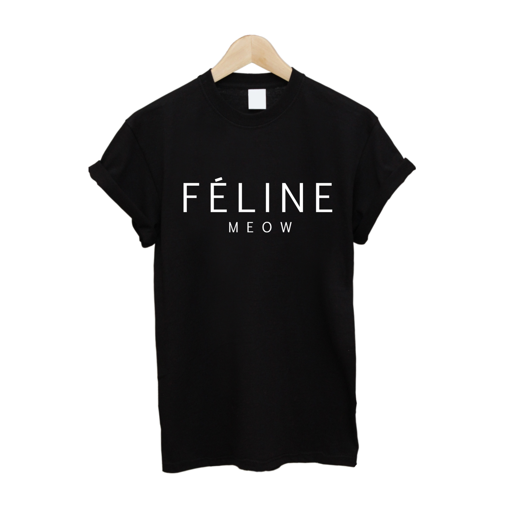 feline meow t shirt