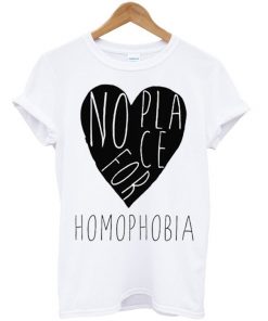 No Place for Homophobia Unisex T-shirt