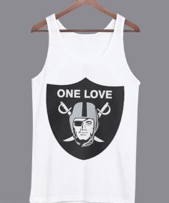 One Love Oakland Raiders Unisex Tanktop