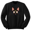 Sailormoon Luna Face Sweatshirt