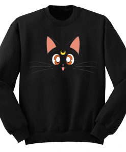Sailormoon Luna Face Sweatshirt