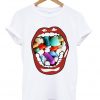 Mouth Lips O Pills Grunge T-shirt