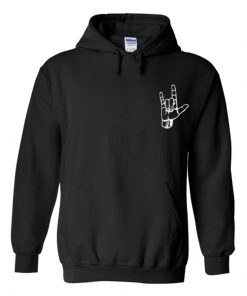 Hand Sign Pocket Hoodie