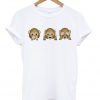 Three Wish Monkeys Emoji T-shirt