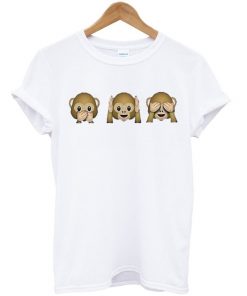 Three Wish Monkeys Emoji T-shirt