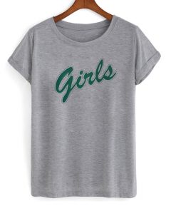 Girls Green Letters T-shirt