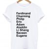 Disney Princes T-shirt