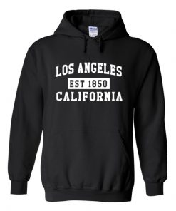 Los Angeles California Est-1850 Hoodie