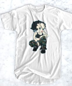Veteran Army Betty Boop T-shirt