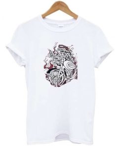 Skull Fire Riders T-shirt