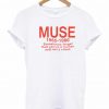 Muse Sometimes Forget T-shirt
