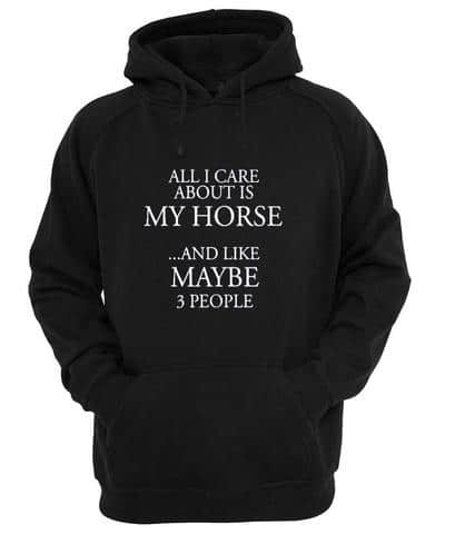 All I Care About Is My Horse Hoodie