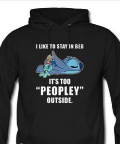 I Like Too Stay In Bed Stitch Hoodie