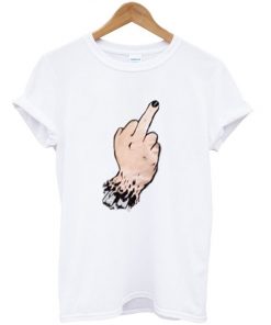 Middle Finger Graphic T-shirt