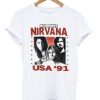 Nirvana USA '91 T-shirt