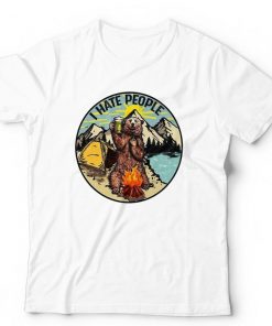 Bear I Hate People T-shirt