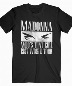 Madonna Who's That Girl 1987 World Tour T-shirt