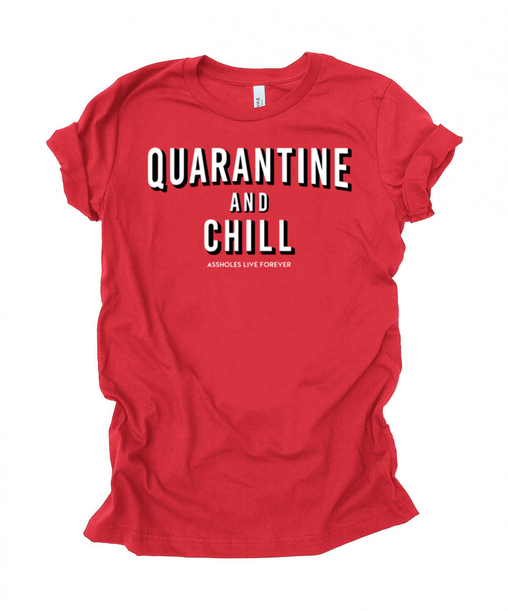 quarantine wine shirt