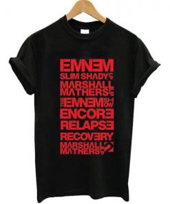 Eminem Albums List T-shirt