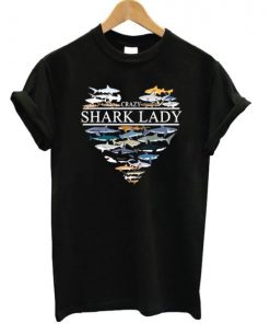 Grazy Shark Lady T-shirt