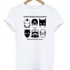 Superheroes Wear Masks Nurse T-shirt