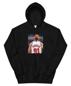 Mitchell and Ness Dennis Rodman Unisex Hoodie