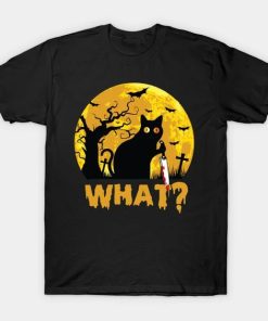 What Halloween Cat T-shirt