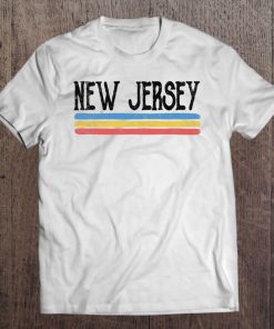 New Jersey Born Raised Native Home State T-shirt