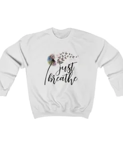 Just Breathe Dandelion Sweatshirt